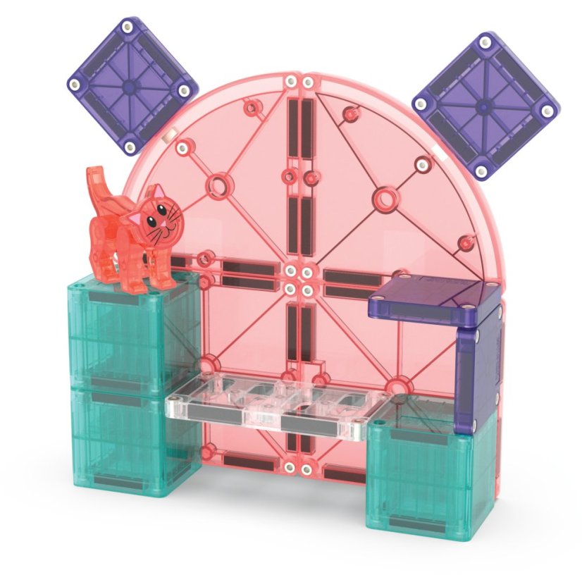Magnetická stavebnice Magna Tiles Cat Tree 13 dílů