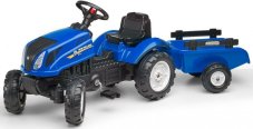 Falk Šliapací traktor 3080 AB Holland T6 s prívesom