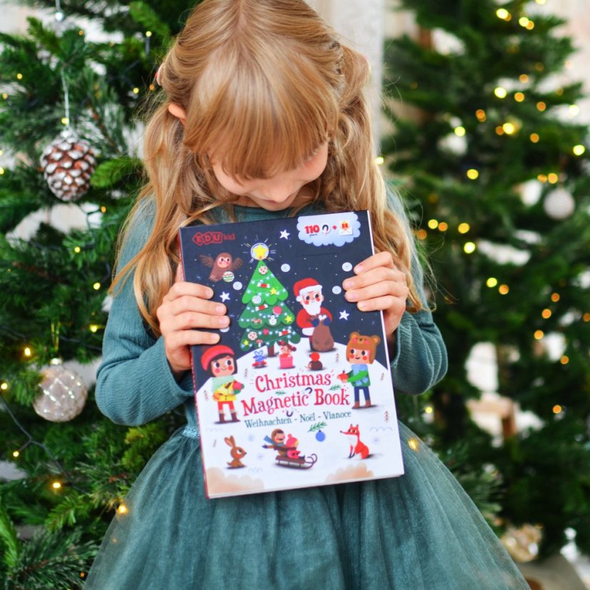 Magnetická kniha Vánoce – Christmas Magnetic Book