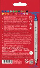 Oboustanné popisovače Faber Castell Fibre Tip Glitter - 20 barev