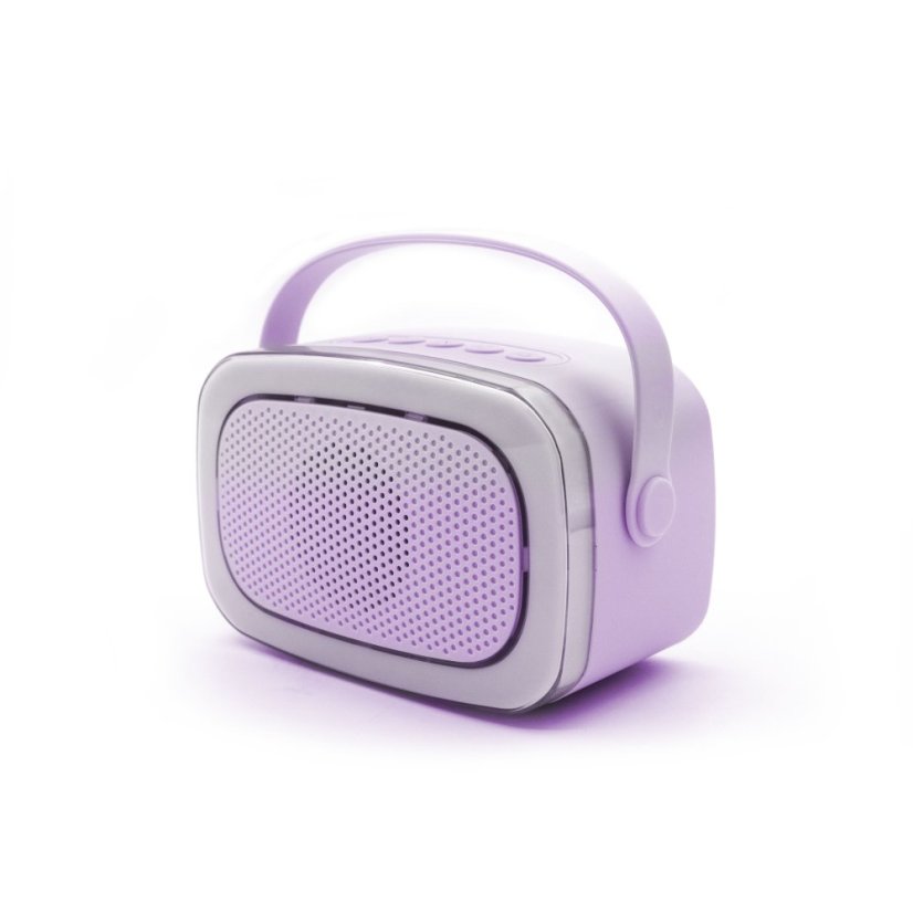 Bluetooth Karaoke párty set pre deti + 2 mikrofóny Purple