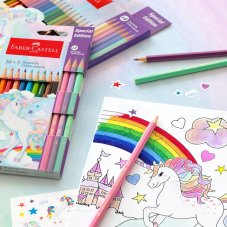 Pastelky Unicorn Colour Classic set 18+6 Pastel