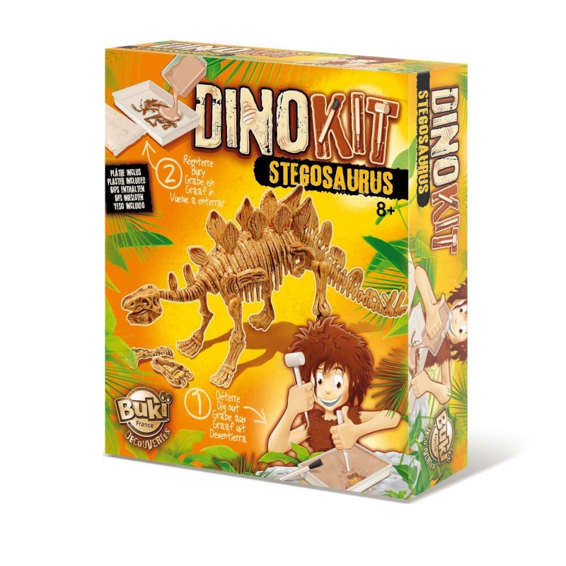 Kostra dinosaura - vykopávky dinosaurů Stegosaurus