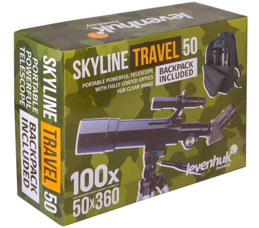Teleskop pre deti a začiatočníkov Levenhuk Skyline Travel 50