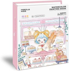 Kreativní kniha Malování vodovými barvami Dessert Princess