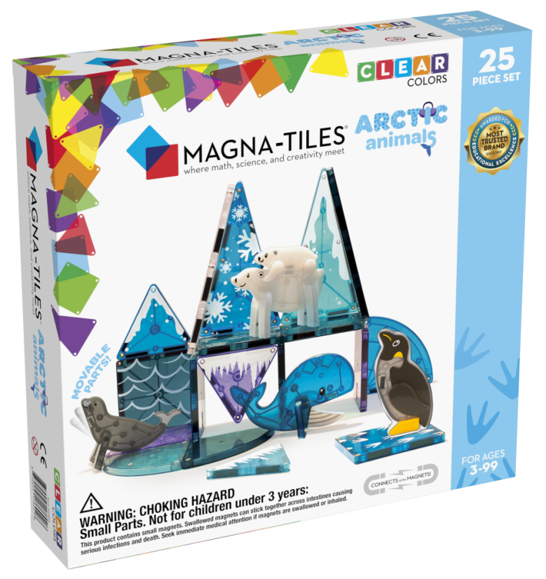 Magnetická stavebnice Magna Tiles Arctic Animals 25 dílů