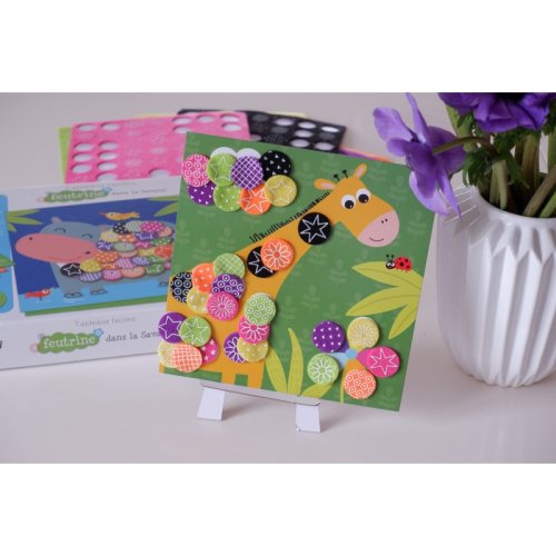 Kreatívne tvorenie z filcu Na savane