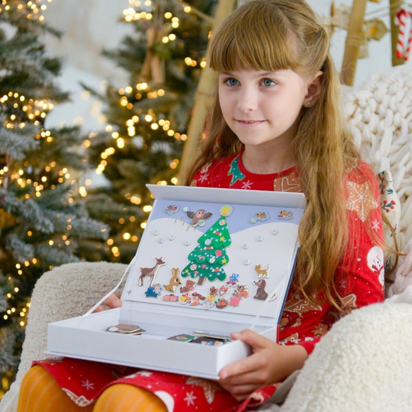 Magnetická kniha Vánoce – Christmas Magnetic Book