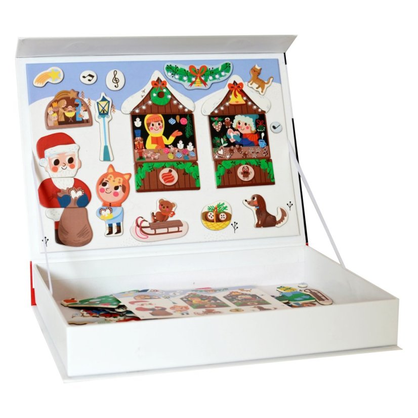 Magnetická kniha Vánoce – Christmas Magnetic Book