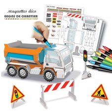 Stavebnice 3D modely Stavební stroje
