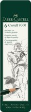 Grafitové ceruzky Faber - Castell 9000 – súprava 6 ceruziek