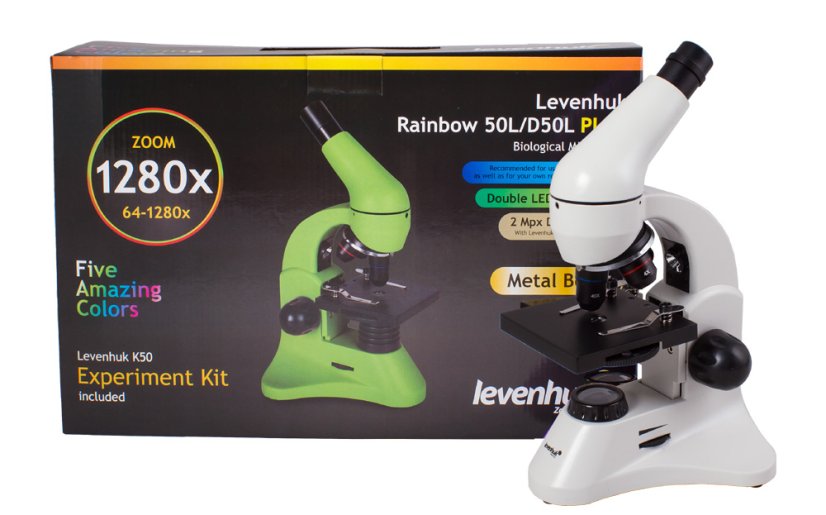 Mikroskop Levenhuk Rainbow 50L PLUS Moonstone