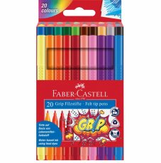 Fixky pre deti  Faber-Castell Grip 20 farieb