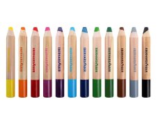 Pastelky MiniMaxi Jumbo 3v1  - set 12 farieb
