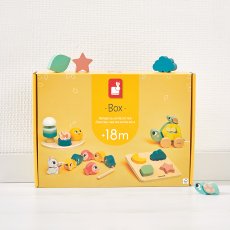 Janod Box Zdokonaľovanie jemnej motoriky u detí od 18 mesiacov