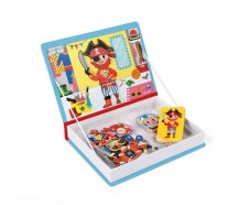 Janod Magnetibook Oblékání kluci - Magnetická kniha pro děti