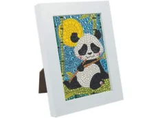 Obraz z trblietok - Panda