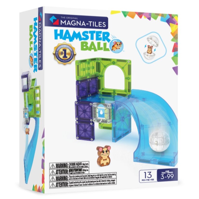 Magnetická stavebnice Magna Tiles Hamster Ball 13 dílů