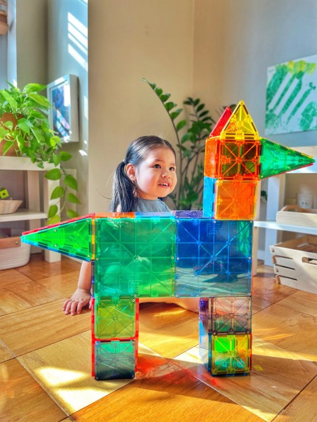 Magnetická stavebnice Magna Tiles 100 dílů