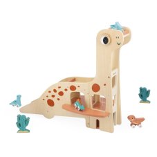 Drevená garáž pre deti Dinosaurus Dino Janod