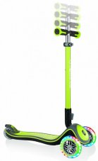 Kolobežka Globber Elite Deluxe Lights Lime Green