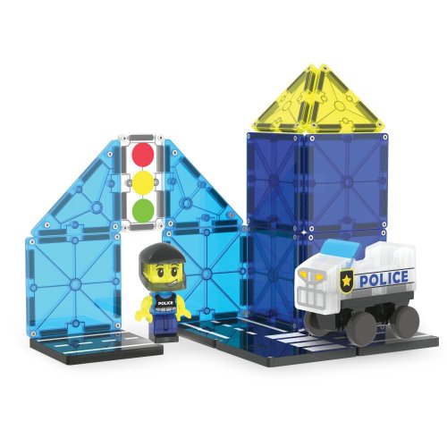 Magnetická stavebnice Magna Tiles Police Patrol 20 dílů
