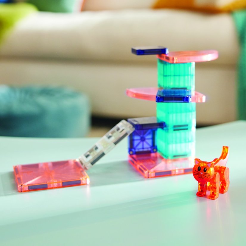 Magnetická stavebnice Magna Tiles Cat Tree 13 dílů