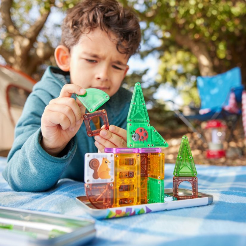 Magnetická stavebnica microMAGS Treehouse Travel Set 24 dielov