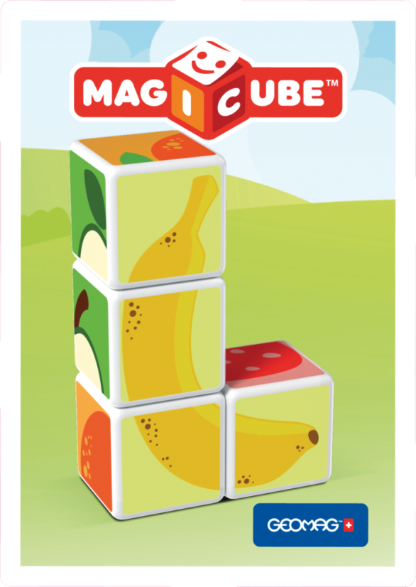 Magicube Fruit - Magnetické kocky Ovocie 4 diely