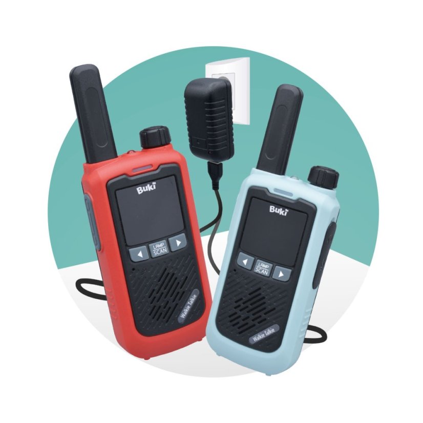 Nabíjacie vysielačky Walkie Talkie s dosahom 5 km