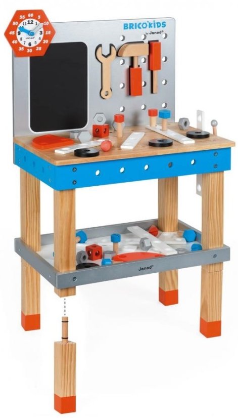 Janod BricoKids Dětská dílna s nářadím 40 ks