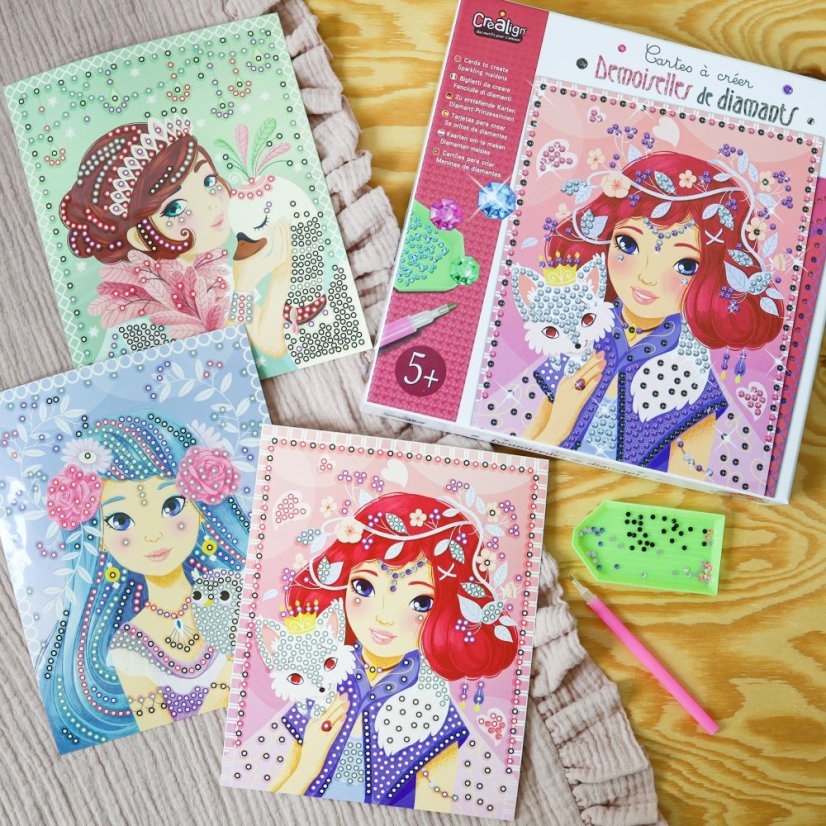 Krativní sada Diamantová mozaika Víly