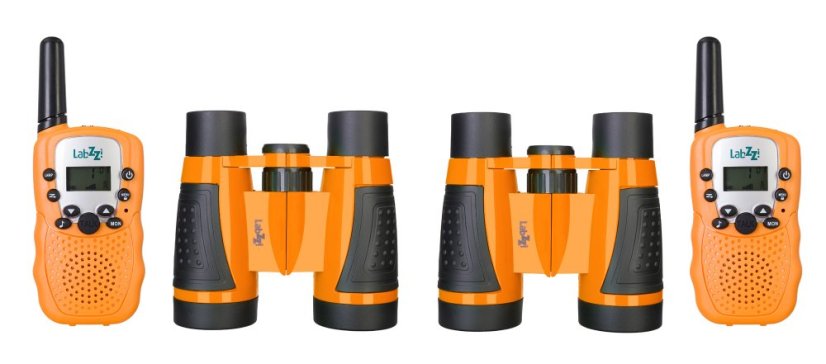 Sada vysílačky a dalekohledy LabZZ WTT10 Oranžová