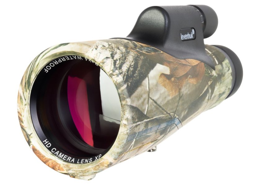 Monokulární dalekohled se zaměřovačem Levenhuk Camo Pine 10x56