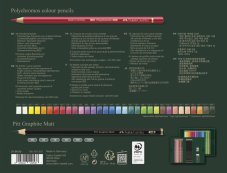 Pastelky Faber-Castell Polychromos a Pitt Matt – set 40 ks