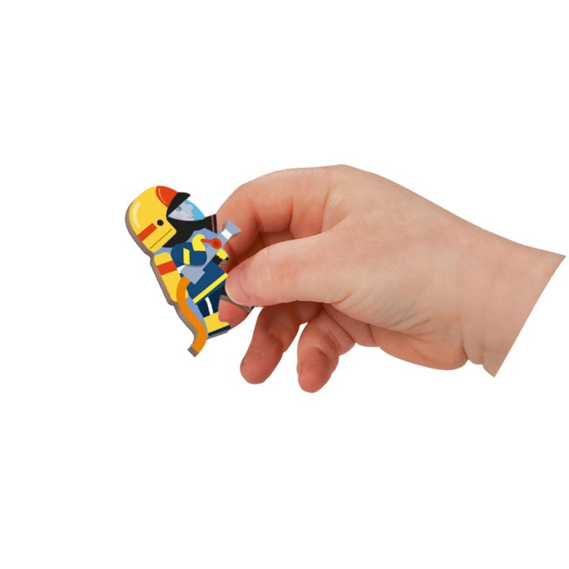 Janod Magnetibook Hasiči - Magnetická kniha pre deti
