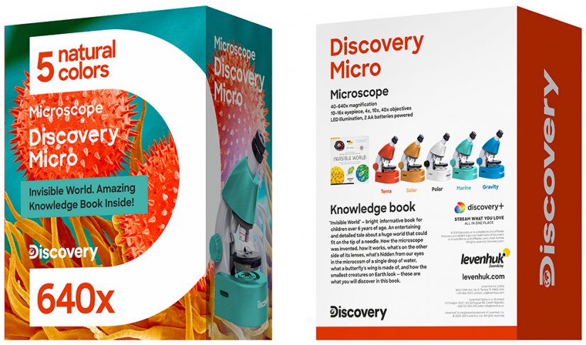 Detský mikroskop Discovery Channel Micro Gravity - balenie