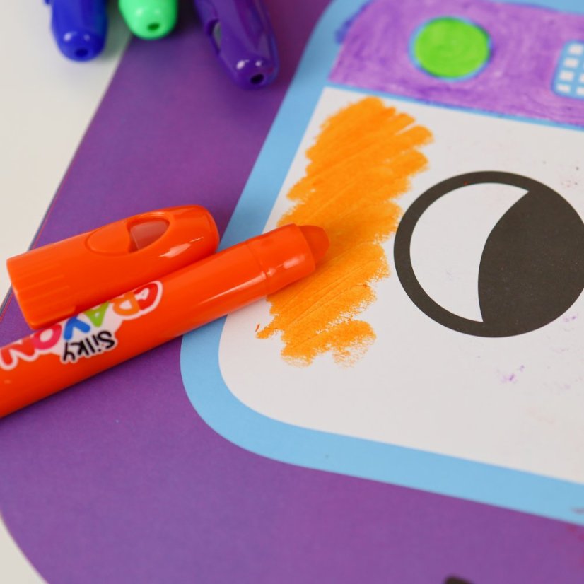 Jemné voskovky Smývatelné 24 ks