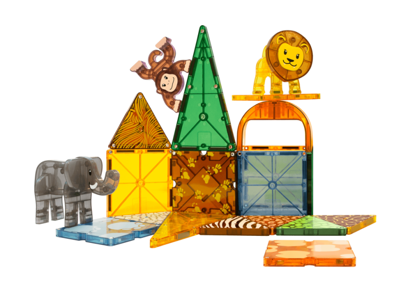 Magnetická stavebnice Magna Tiles Safari Animals 25 dílů