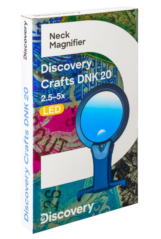 Lupa na krk s osvetlením Discovery Crafts DNK 20