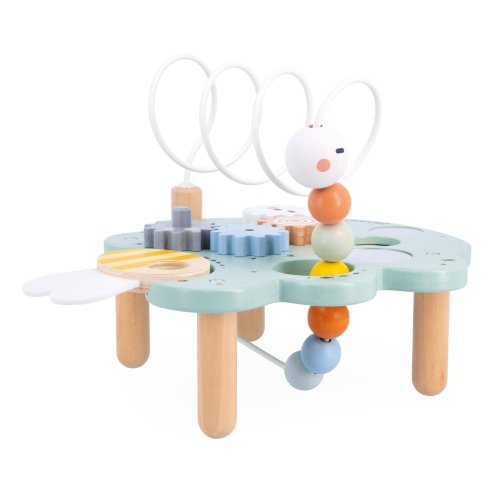 Janod Drevený motorický stolík s aktivitami List
