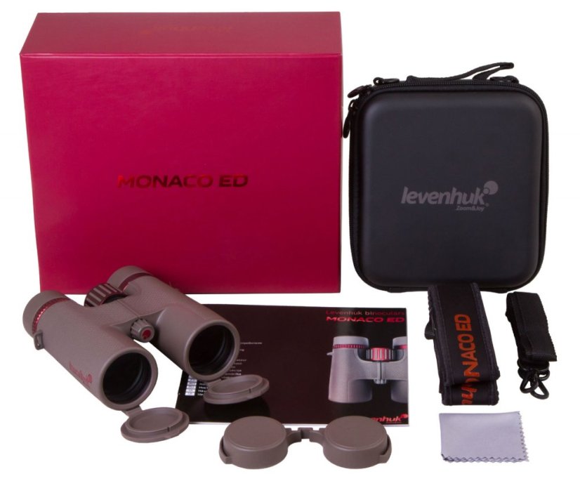 Binolulární dalekohled Levenhuk Monaco ED 10x42