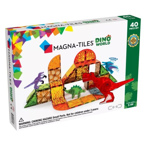 Magnetická stavebnica Magna Tiles Dino World 40 dielov