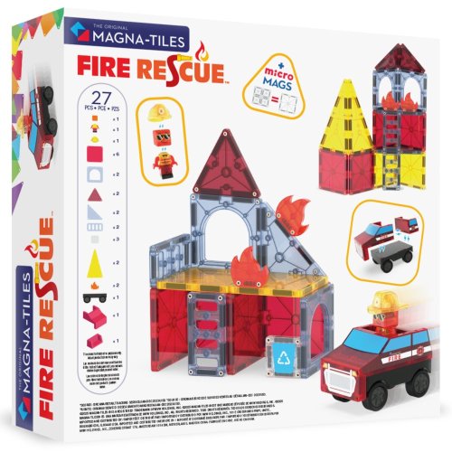 Magnetická stavebnice Magna Tiles Fire Rescue 27 dílů