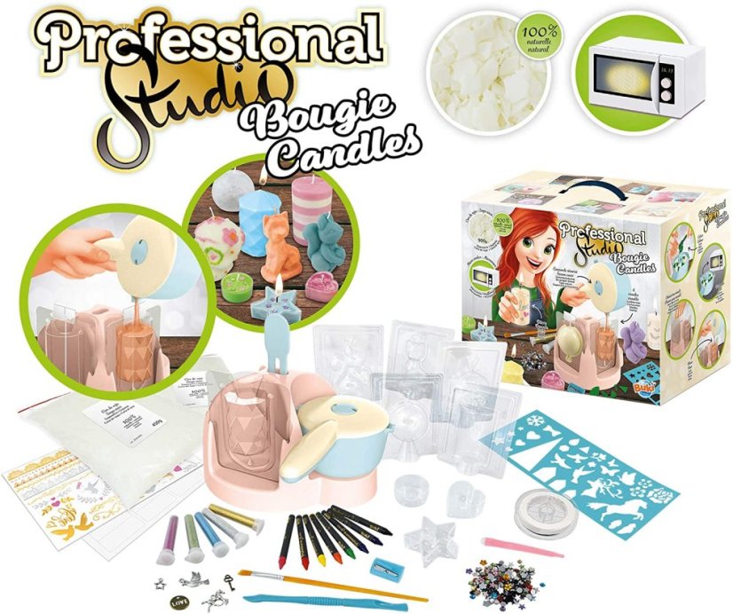 Vyroba sviecok pre deti - obsah balenia