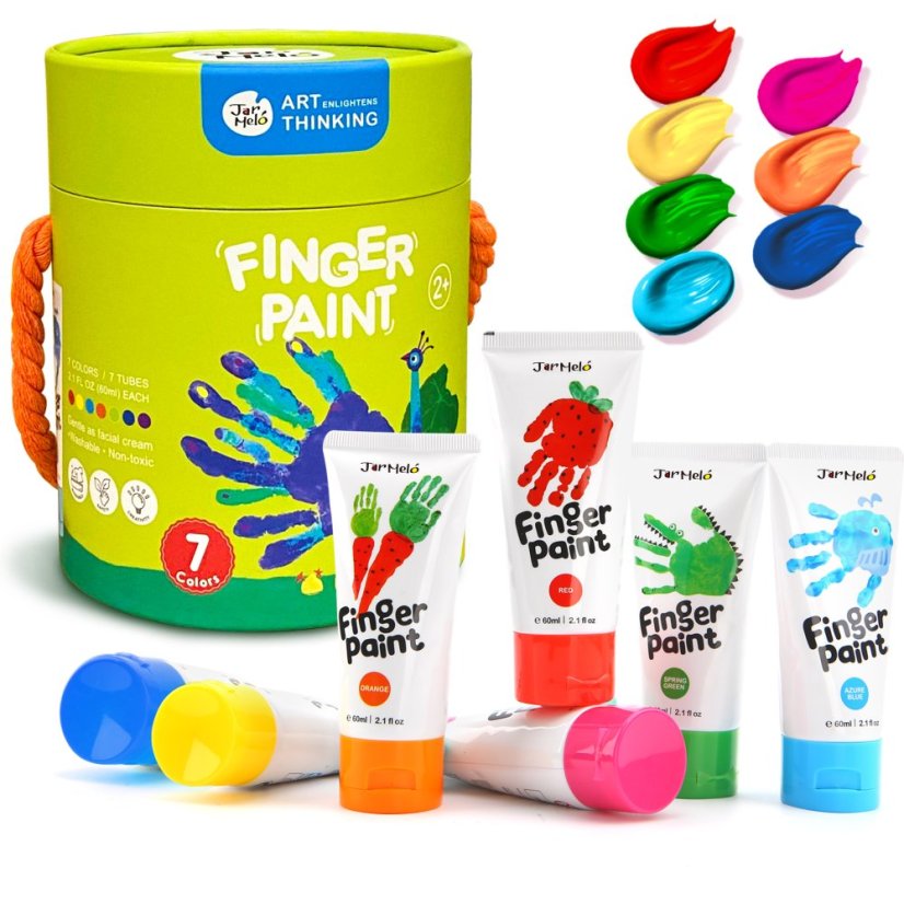Prstové barvy 7 x 60 ml