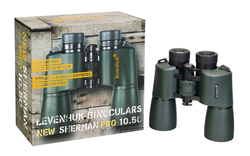 Binokulárny ďalekohľad Levenhuk New Sherman PRO 10x50