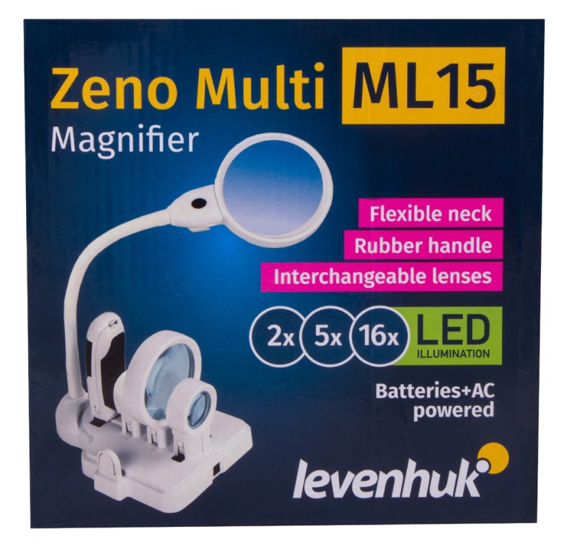 Lupa s vymeniteľnými šošovkami Zeno Multi ML15