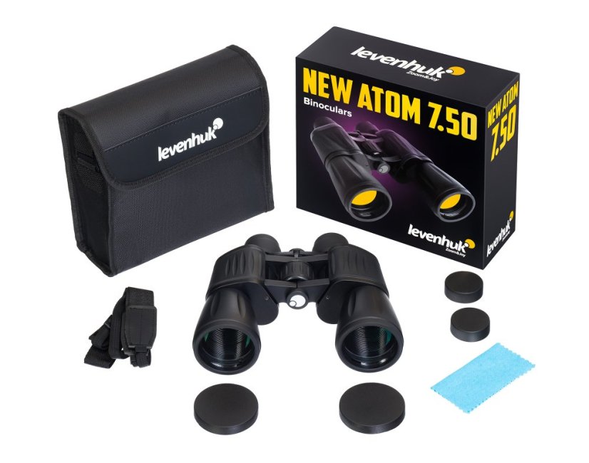 Binokulární dalekohled Levenhuk New Atom 7x50