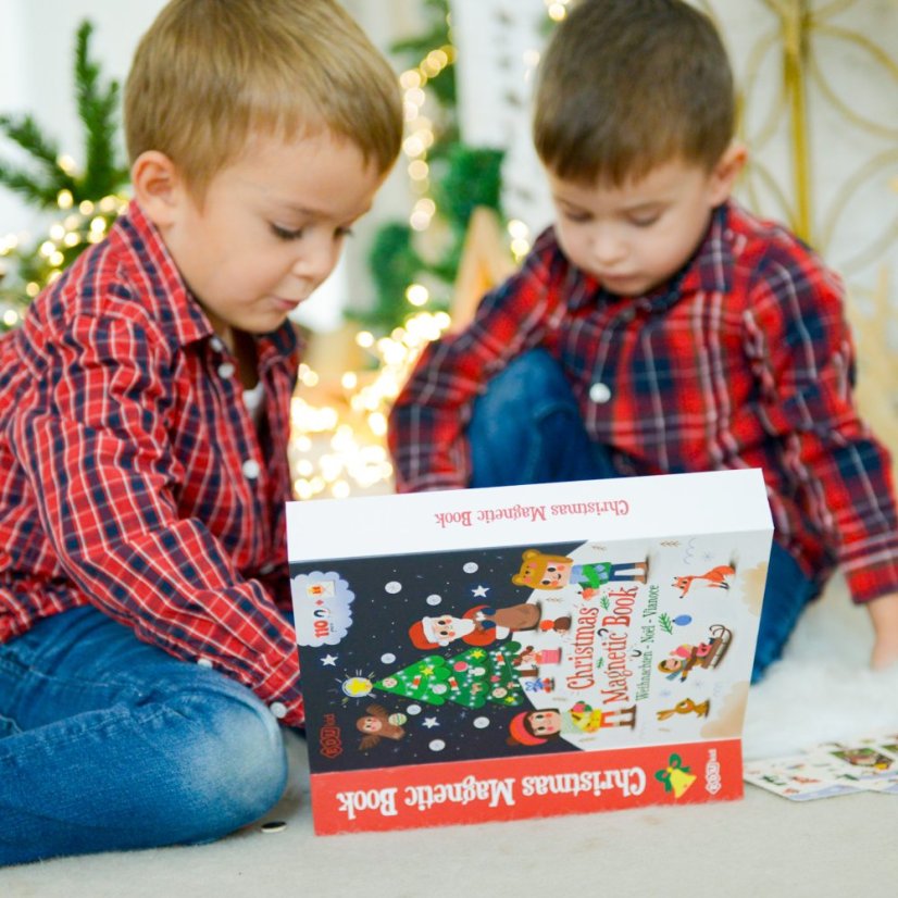 Magnetická kniha Vánoce – Christmas Magnetic Book